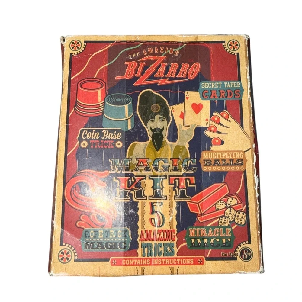 Open Box! Zoltar's Arcade The Amazing Bizarro Magic Kit 5 Tricks ABIZ006